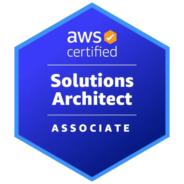 Odznaka AWS Certified Solutions Architect Associate