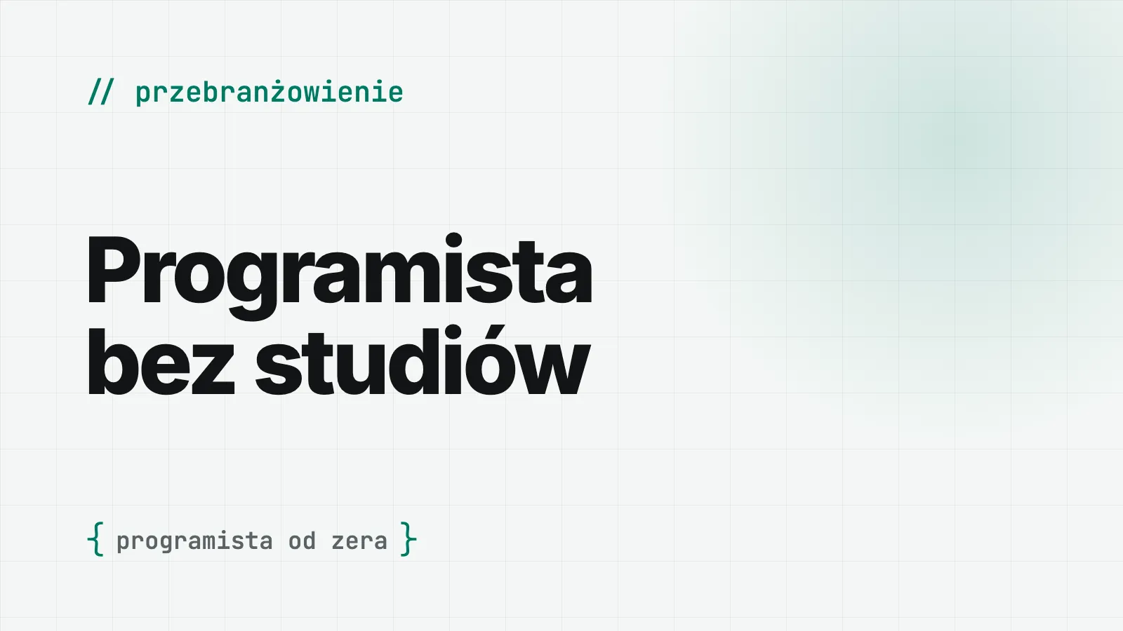 Czy można zostać programistą bez studiów? Moje doświadczenie