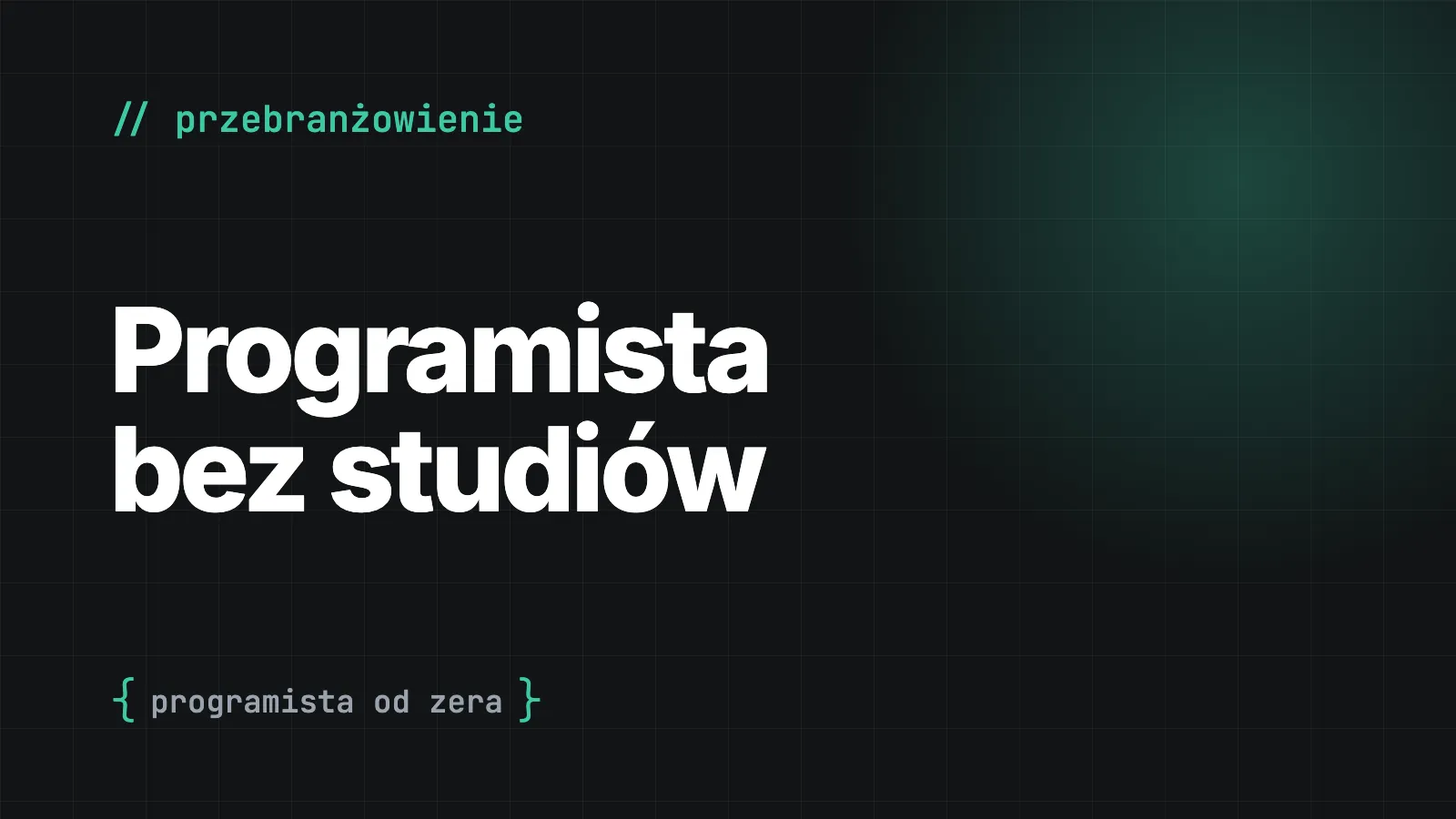 Czy można zostać programistą bez studiów? Moje doświadczenie
