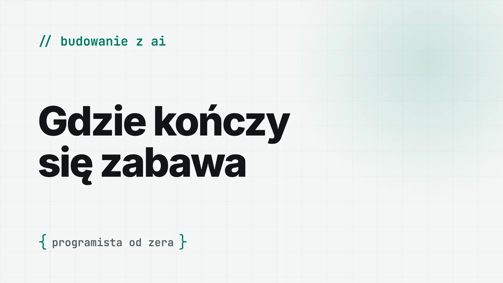 Vibe coding w firmie: gdzie kończy się zabawa, a zaczyna inżynieria
